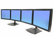    (4)  DS100 Quad-Monitor Desk Stand Ergotron, 